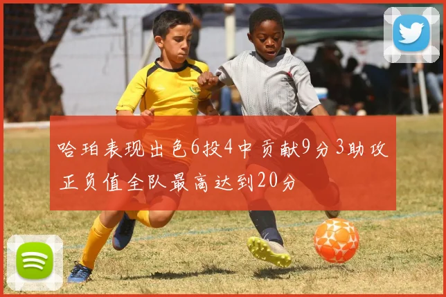 哈珀表现出色6投4中贡献9分3助攻正负值全队最高达到20分